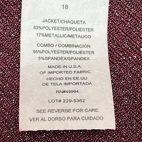 R & M Collection Cardigan Open Front Size 18 - Picture 10 of 16